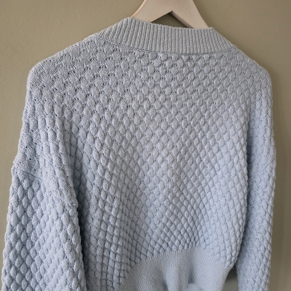 NWT Forever 21 S Y2K Romantic Coquette Girl Dainty Pastel Bobble Knit Sweater - Picture 11 of 13